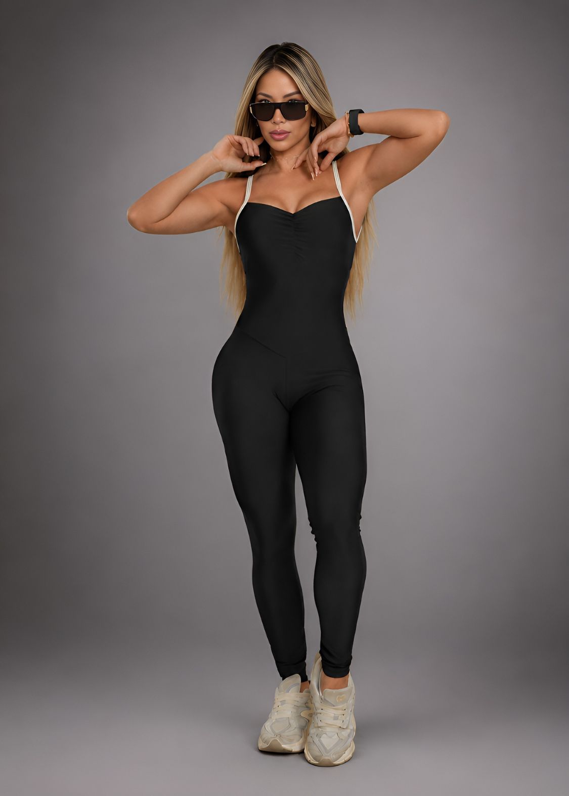Vivi Black Jumpsuit Zero Transfer