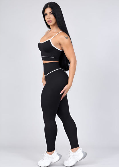 Conjunto Top Raquel e Legging Preto