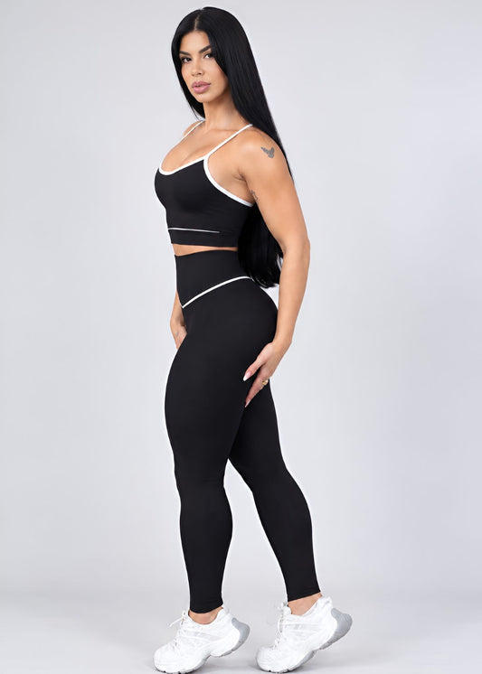 Conjunto Top Raquel e Legging Preto
