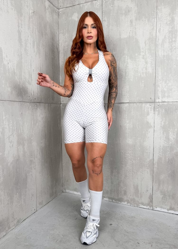 Half Star Heart Romper